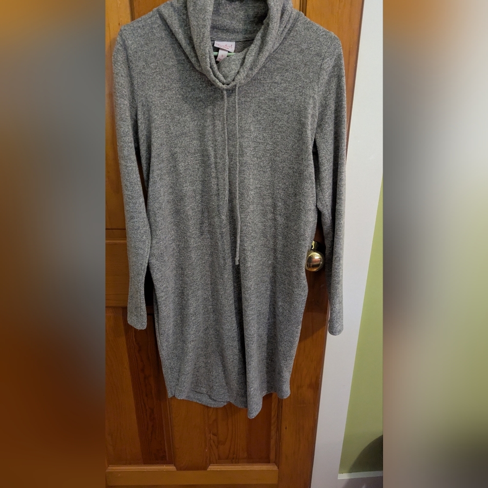 Cozy Gray Women's Maternity Sweater